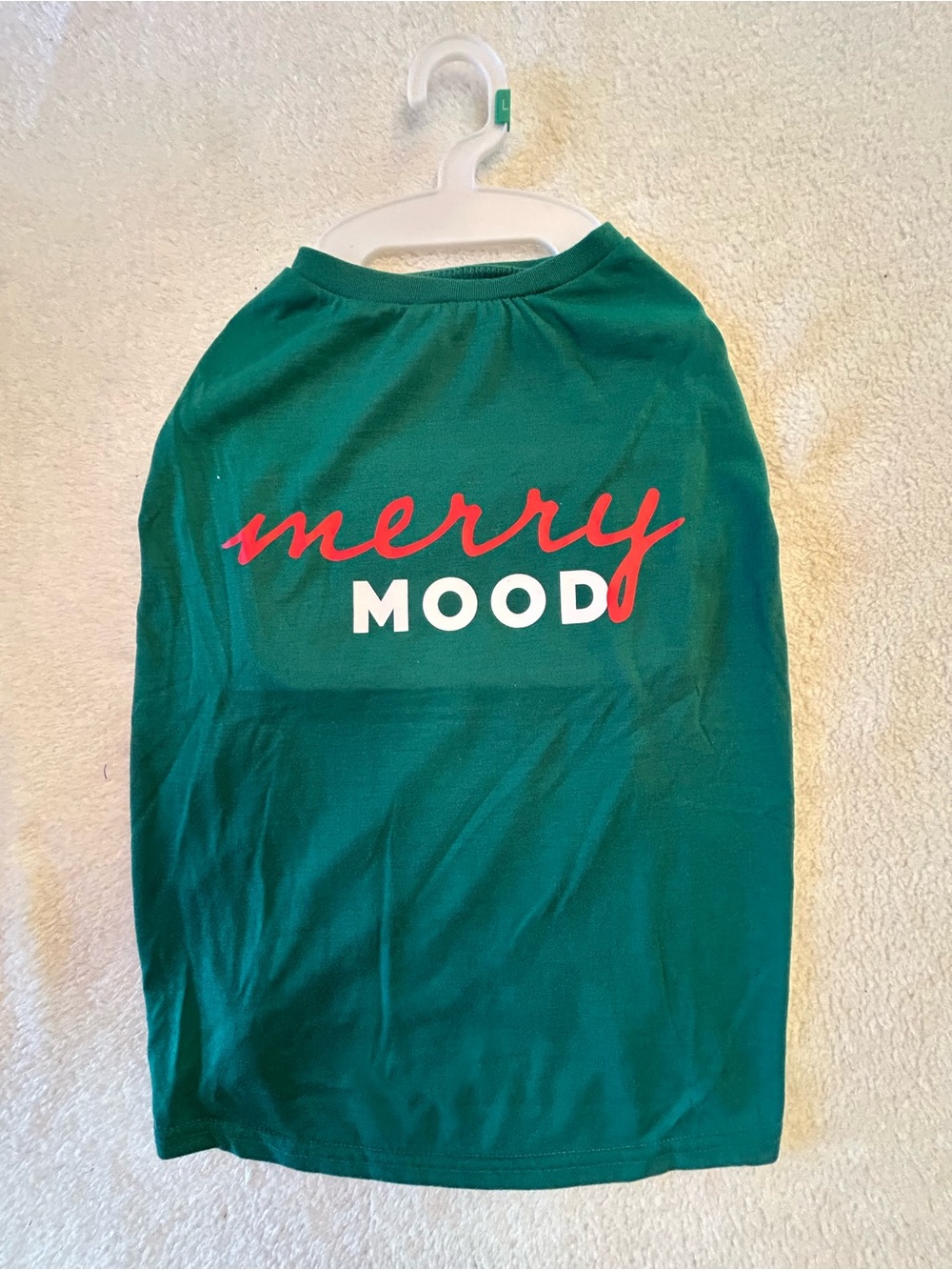 Large Merry Mood Dog Shirt